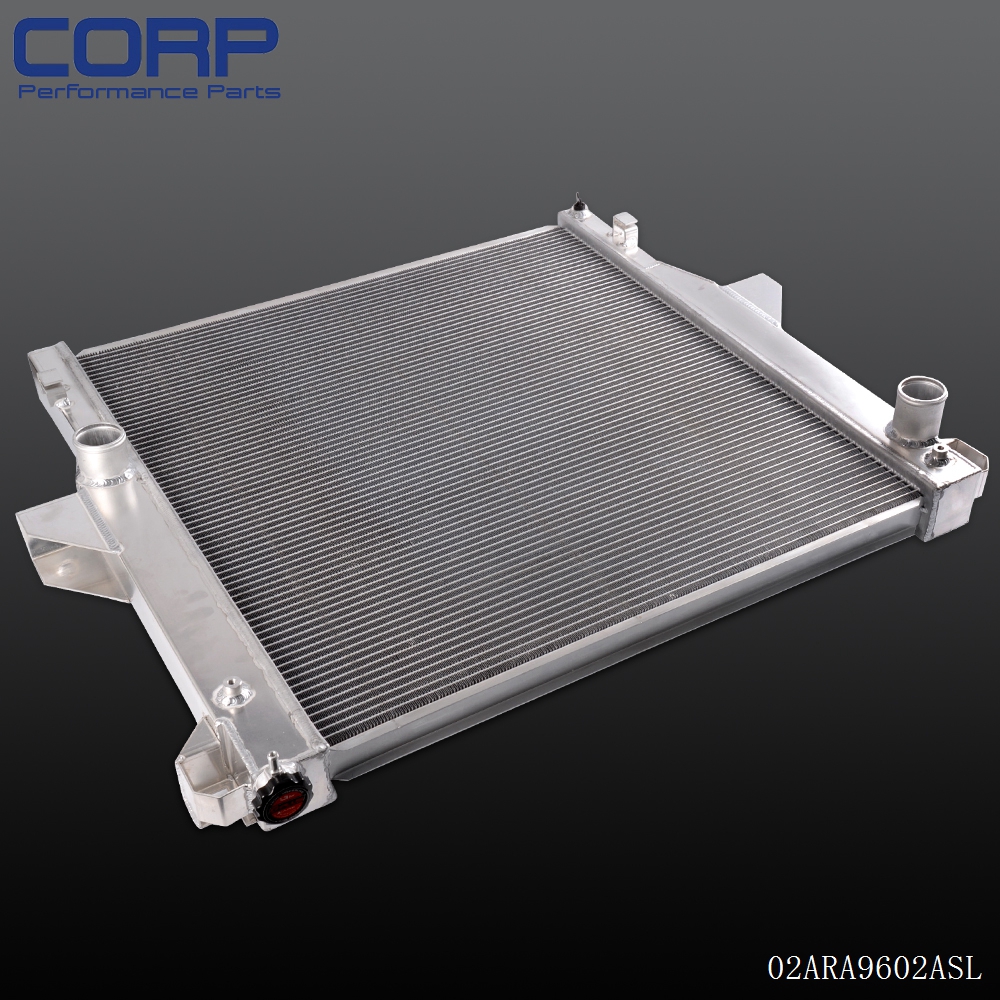 2-Row Aluminum Radiator For Dodge Ram 2500//3500 5.9 6.7 Cummins Engine 2003-2010